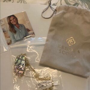 Kendra Scott Abalone Shell Necklace